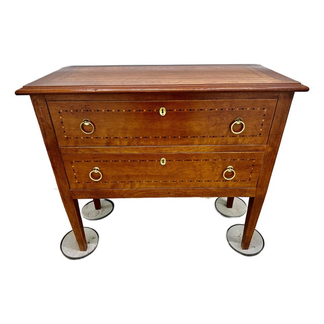 Baker Milling Road Commode Cherry 2 Drawers 40”x32”x18” For Sale