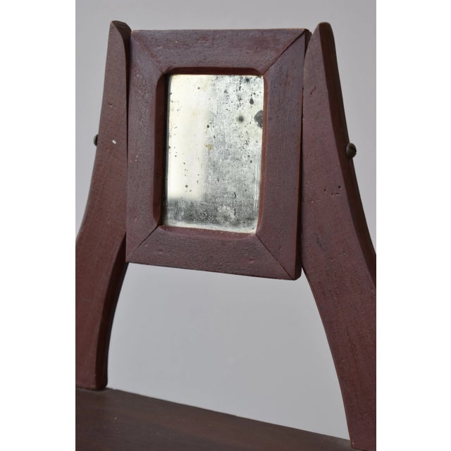 Antique Folk Art Miniature Chest of Drawers With Diminutive Mirror, Circa Early 20th Century For Sale In New York - Image 6 of 18