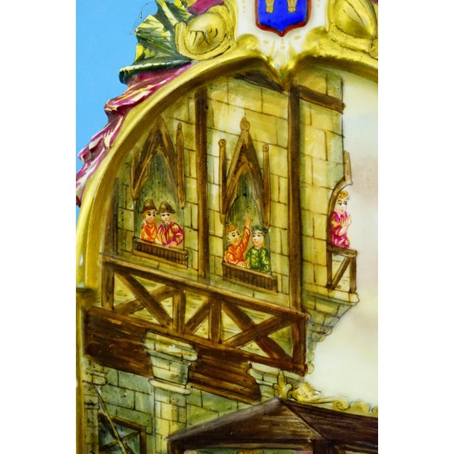 Capodimonte, Triptych Plaque Bas-Relief the Brawl, 1800s, Porcelain For Sale - Image 13 of 18