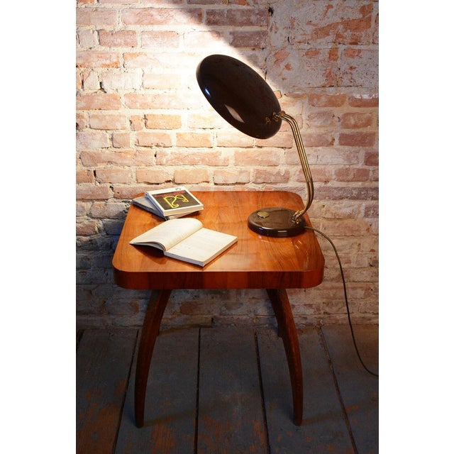 Mid-Century Brass Table Lamp attributed to E. Hillebrand, Germany, 1950s For Sale - Image 11 of 13