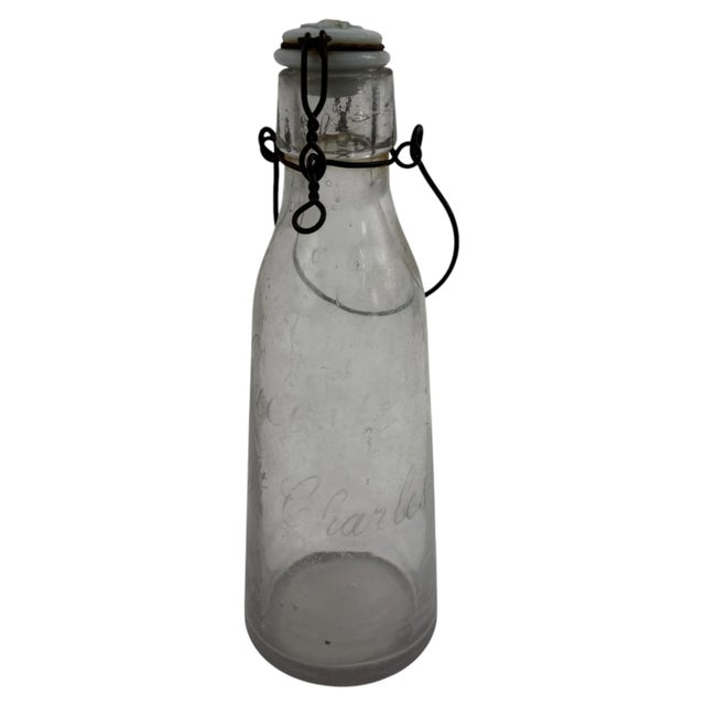 Antique French Glass Bottles of Wine, Liquor and Milk, 1890s, Set of 42 For Sale - Image 6 of 18