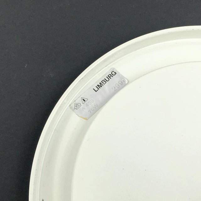 Large Minimalist Shell-Shaped Opaline Glass Wall Lights from Limburg, Germany, 1970s, Set of 2 For Sale - Image 10 of 11