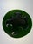 Ikebana Bowl in Green Art Glass by Michael Bang for Holmegaard, Denmark, 1975 For Sale - Image 6 of 10