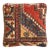 Pasargad Vintage Hand Knotted Farahan Rug Pillow For Sale