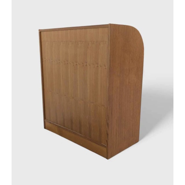1960s Egon Ostergaard (Attrib) Teak Tambour Secretary Desk For Sale In Baltimore - Image 6 of 6