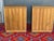 Beautiful Danish Modern Oak Cabinets by Sligh Furniture from the 1950s, featuring a clean slatted front that opens to...