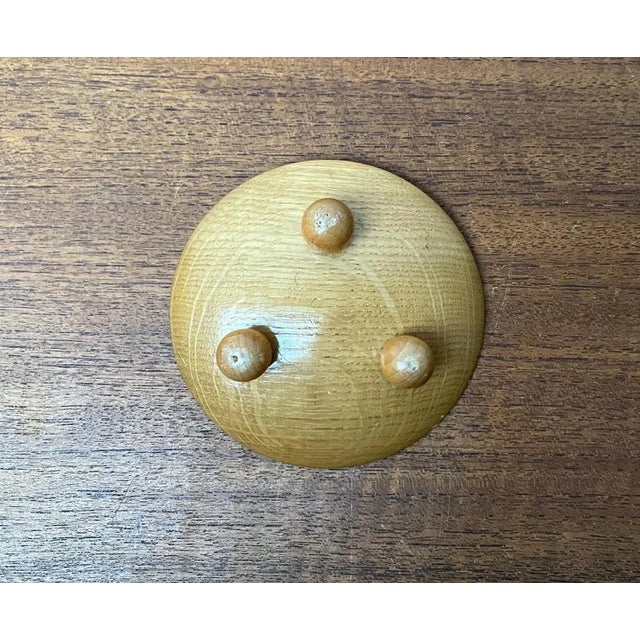 Small Mid-Century Wooden Candleholder, 1960s For Sale - Image 6 of 11