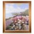 1980 Kwok Leung Law Oil Painting Harbor Scene With Floral Garden For Sale - Image 6 of 6