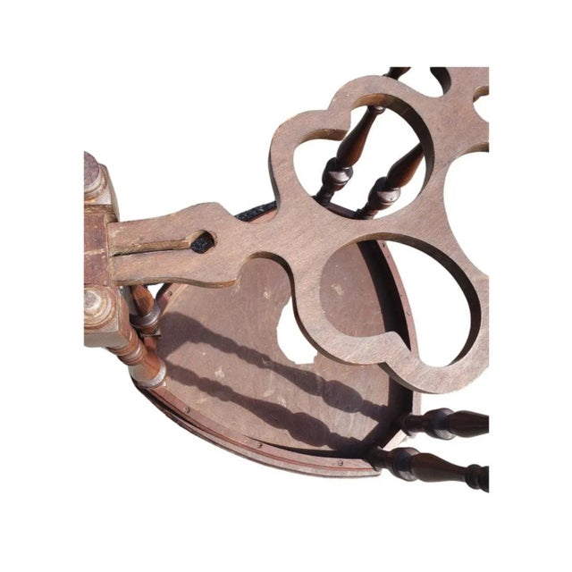 Brown Vintage Quinn Furniture Occasional Table Side Table, Circa 1960s For Sale - Image 8 of 10