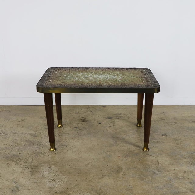 Mexican Mid 20th Century Mosaic Side Table by Genaro Alvarez For Sale - Image 3 of 18