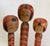 Wood Three Vintage Naroku Kokeshi Dolls For Sale - Image 7 of 12