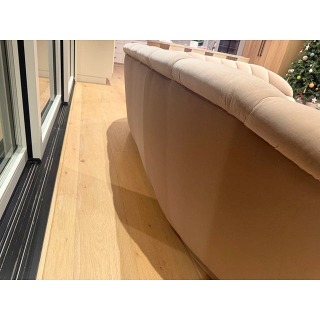 Matching Set of Newly Upholstered “Cloud” Sofas Attributed to J. Robert Scott (1980s Designer Original) For Sale - Image 11 of 17