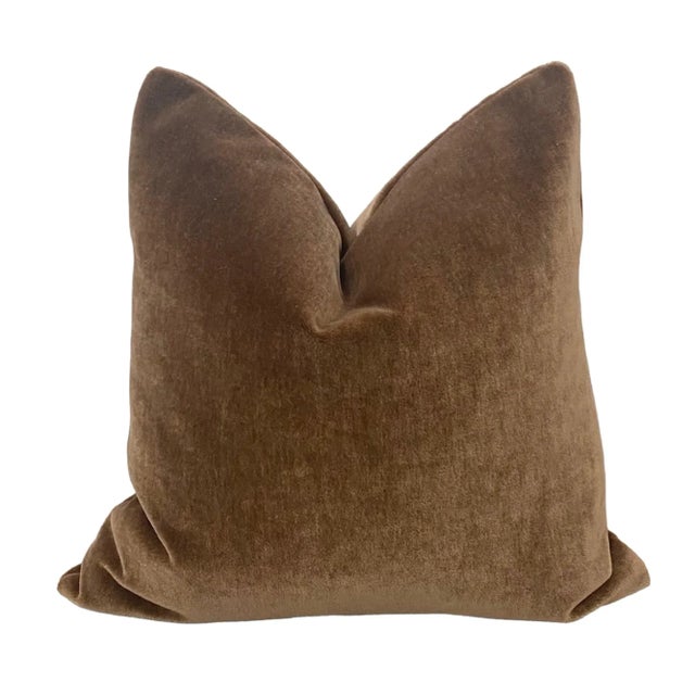 Custom made mohair pillows in Hickory. This genuine 100% mohair is plush & comfy, a substantial weight, and wears like...