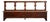 20th Century Italian Wooden Bench with Upholstered Seat For Sale