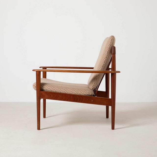 Mid-Century Modern Danish Teak Armchair by Grete Jalk for Poul Jeppesen, 1960s For Sale - Image 3 of 10