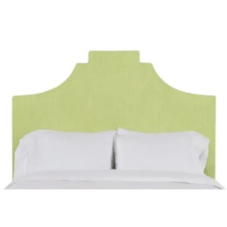 Nadine Queen Headboard, Apple Linen For Sale