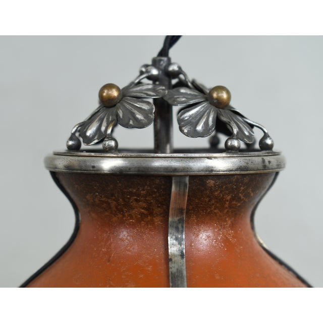French Art Deco Night Lamp by E. Val Et Cie. - 1920s France For Sale - Image 10 of 13