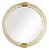 Oval Mirror in Murano Glass by Bottega Veneziana For Sale