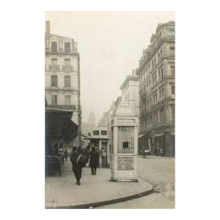 A View in Lyon, France, Silver Gelatin Black and White Photography, 1927 For Sale