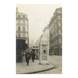 A View in Lyon, France, Silver Gelatin Black and White Photography, 1927