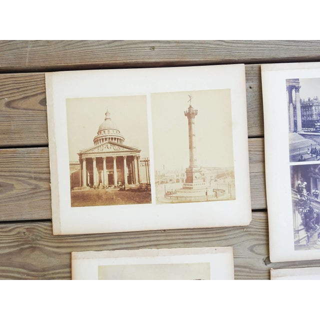 Circa 1880's Frances Frith (1822-1898) set of 4 Paris France photographs. From a Grand Tour album of photographs published...