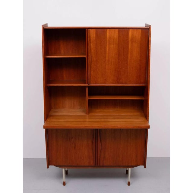 Danish Teak Cabinet with Secretary by Arne Vodder for Sibast, 1960s For Sale - Image 15 of 15
