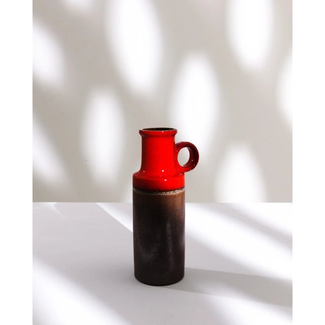 Ceramic 1960s Mid-Century Modern W. Germany Ceramic Vase For Sale - Image 7 of 10