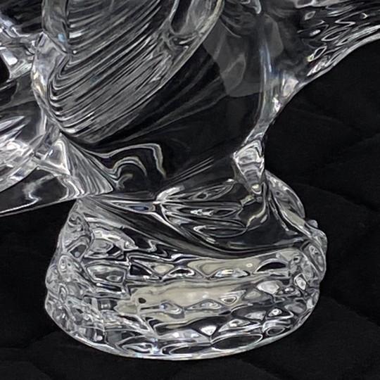 Waterford Crystal Fred Curtis Sculpture/Figurine - Eagle With Outstretched Wings (Vintage, Model #105153) For Sale - Image 15 of 18