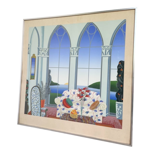 Thomas McKnight, Composition, Serigraph, 1982 For Sale