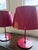 Mid-Century Modern Vintage Ikea Kulla Red (Winered) Table Lamps From the 1990 - Set of Two For Sale - Image 3 of 11