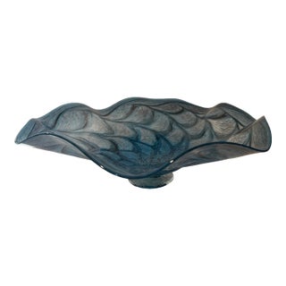 Signed Ron Mynatt Art Glass Bowl For Sale