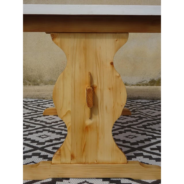 Vintage Monastery Dining Table in Pine, 1980s For Sale - Image 13 of 18