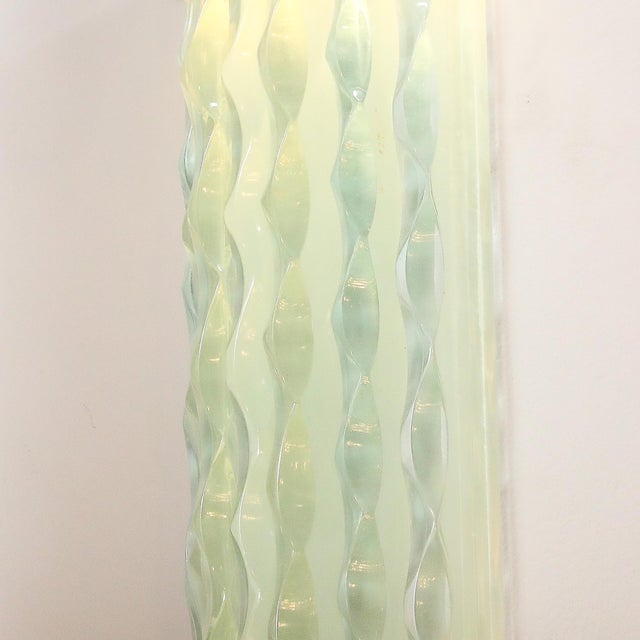 Mid-Century Modernist Chrome & Lucite Waterfall Sconce by Karl Springer For Sale - Image 17 of 17