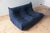 Ligne Roset Set of Blue Microfiber Togo 2- and 3-Seat Sofa by Michel Ducaroy for Ligne Roset For Sale - Image 4 of 8
