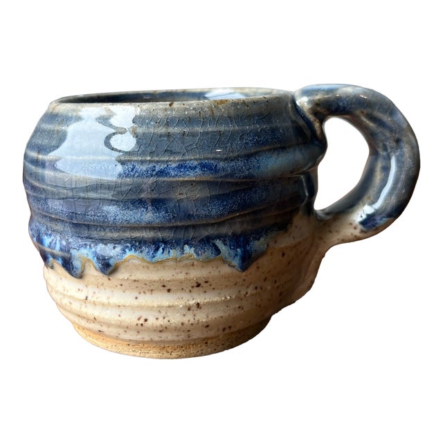 Late 20th Century Studio Pottery Mug or Cup For Sale