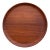 Ary Nybro Sweden Bentwood Round Teak Tray 18" Scandinavian Modern For Sale