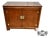 Thomasville Cherry Wood Server Vintage Asian Influenced Flip Top Brass For Sale
