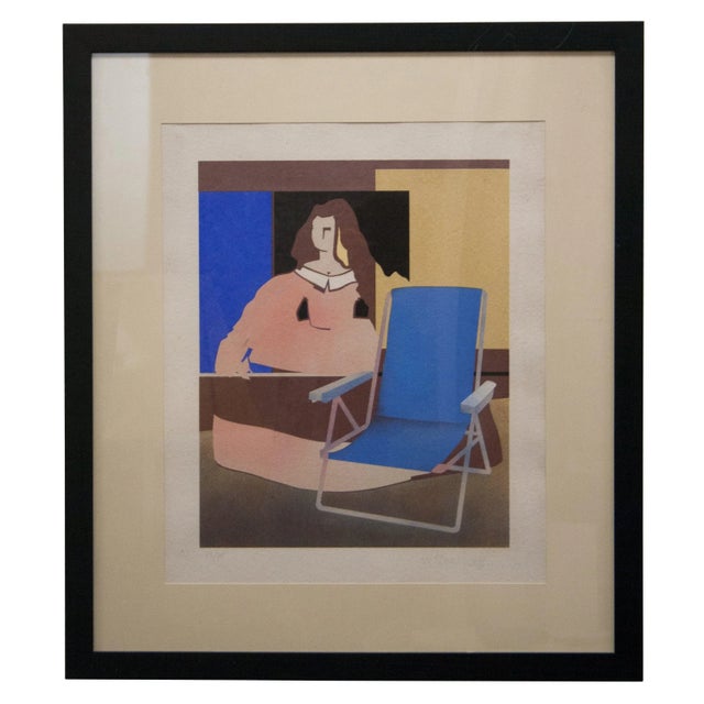 Pop Art, Meninas, Spanish Lithograph, Spain, 1980 For Sale - Image 6 of 6