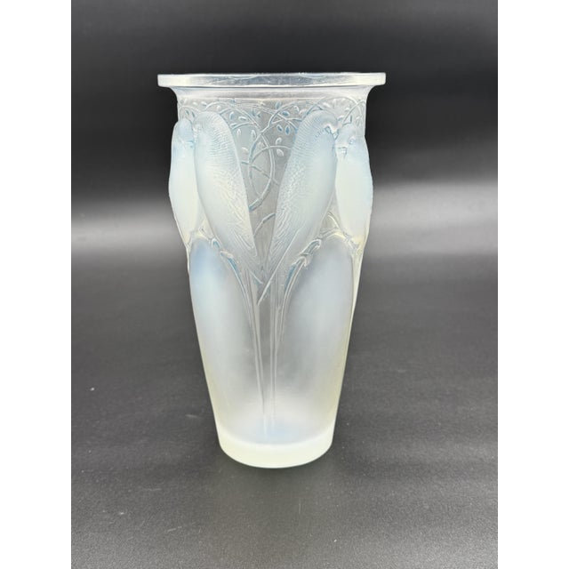 Ceylan Vase in Opalescent Glass by R. Lalique, 1924 For Sale - Image 3 of 12