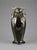 Ceramic Art Nouveau Glazed Ceramic Model 4696 Vase with Relief Grape Decor from De Bruyn For Sale - Image 7 of 7