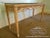 Carved Naturalistic Solid Maple Glass Top Sofa Table For Sale - Image 4 of 12