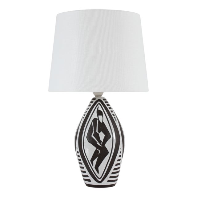 Negro Series Ceramic Table Lamp by Marianne Starck for Michael Andersen & Søn, 1960s For Sale