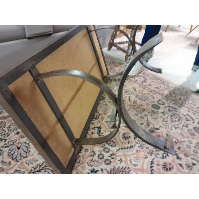 Large Mid-Century Geometric Ceramic Tile Coffee Table, 1970s For Sale - Image 6 of 9