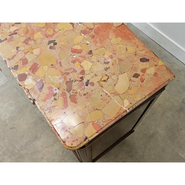 French 19th Century Birdseye Maple and Marble Top Buffet For Sale - Image 11 of 17