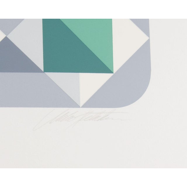 Abstract “Nebula Viii” Op Art Serigraph Print Marko Spalatin For Sale - Image 3 of 8
