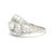 1920s 1920s Art Deco 1.28ctw Diamond Dome Ring, Platinum, Ring Size 7.75 For Sale - Image 5 of 6