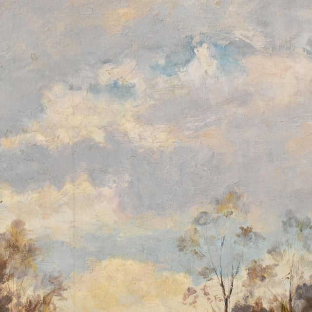 Théodore Gardère, Landscape of Dordogne, 19th Century, Oil Painting on Canvas, Framed For Sale - Image 8 of 11