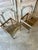 Guy lefèvre for maison jansen dining set, 1970s, double patina in bronze and steel. Double glass top: clear for the table...