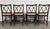 Vintage Hepplewhite Style Sheraton Revival Traditional Mahogany Dining Chairs For Sale - Image 10 of 10