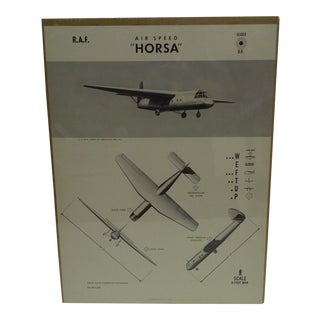 Vintage WWII Aircraft Recognition Poster For Sale